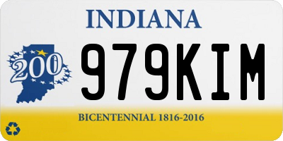 IN license plate 979KIM