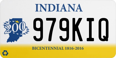 IN license plate 979KIQ