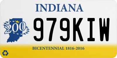 IN license plate 979KIW