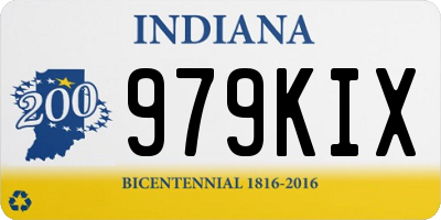 IN license plate 979KIX