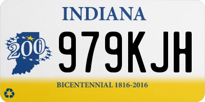 IN license plate 979KJH