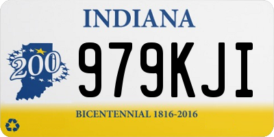 IN license plate 979KJI