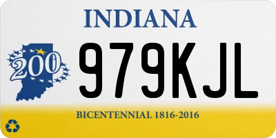 IN license plate 979KJL