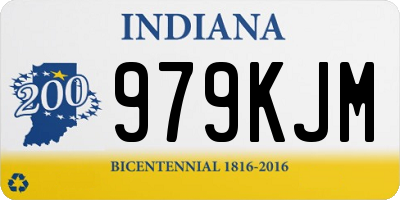 IN license plate 979KJM