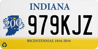 IN license plate 979KJZ