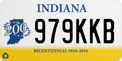 IN license plate 979KKB
