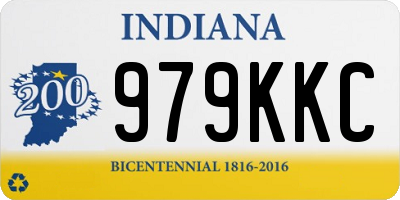 IN license plate 979KKC
