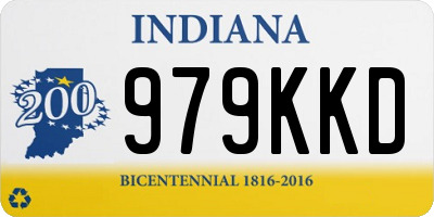 IN license plate 979KKD
