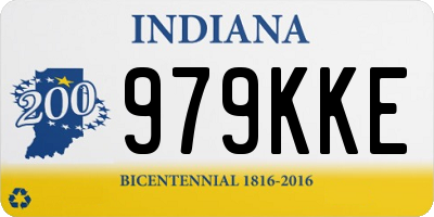 IN license plate 979KKE