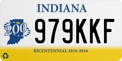 IN license plate 979KKF