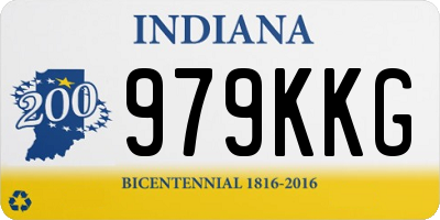 IN license plate 979KKG