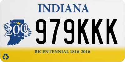 IN license plate 979KKK