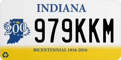 IN license plate 979KKM
