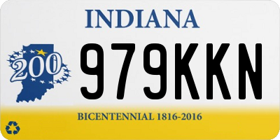 IN license plate 979KKN