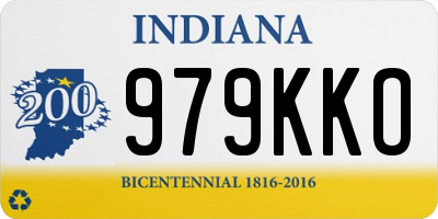 IN license plate 979KKO