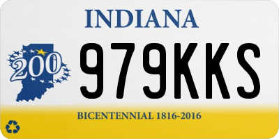 IN license plate 979KKS