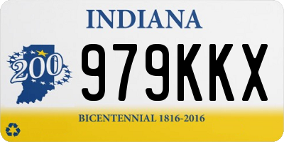 IN license plate 979KKX