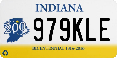 IN license plate 979KLE