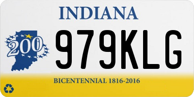 IN license plate 979KLG