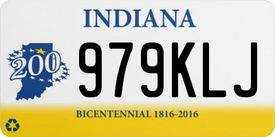 IN license plate 979KLJ