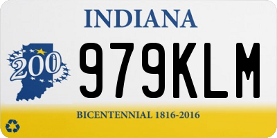 IN license plate 979KLM
