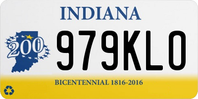 IN license plate 979KLO