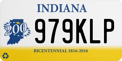 IN license plate 979KLP