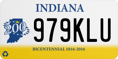 IN license plate 979KLU