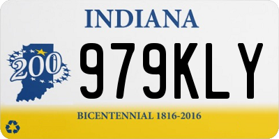 IN license plate 979KLY