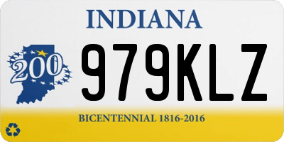 IN license plate 979KLZ