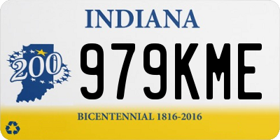IN license plate 979KME