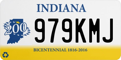 IN license plate 979KMJ