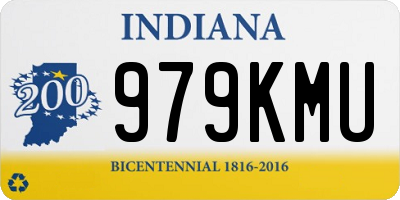 IN license plate 979KMU