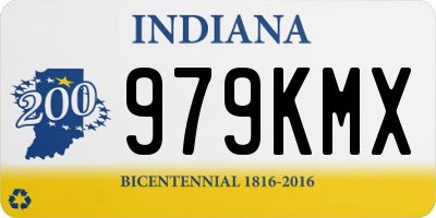 IN license plate 979KMX