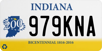 IN license plate 979KNA