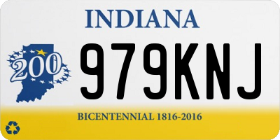 IN license plate 979KNJ