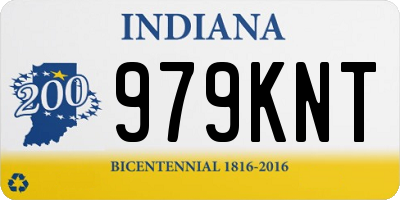 IN license plate 979KNT