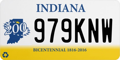IN license plate 979KNW