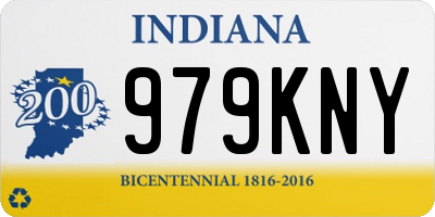 IN license plate 979KNY