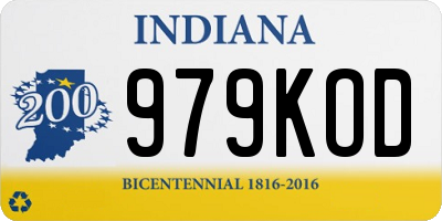 IN license plate 979KOD