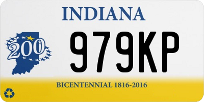 IN license plate 979KP