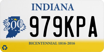 IN license plate 979KPA