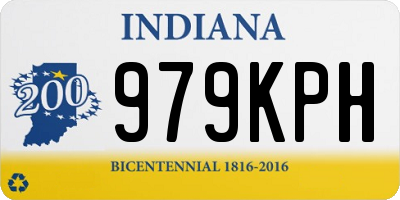 IN license plate 979KPH