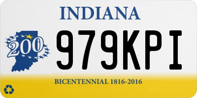 IN license plate 979KPI