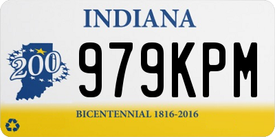 IN license plate 979KPM