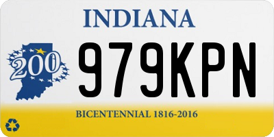IN license plate 979KPN