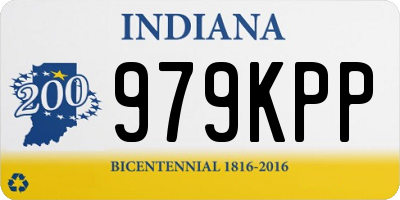 IN license plate 979KPP