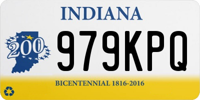 IN license plate 979KPQ