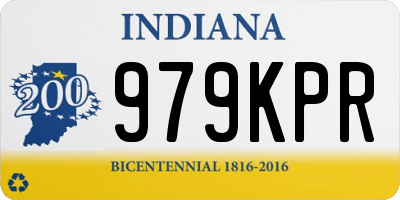 IN license plate 979KPR