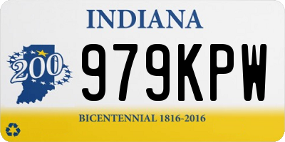 IN license plate 979KPW